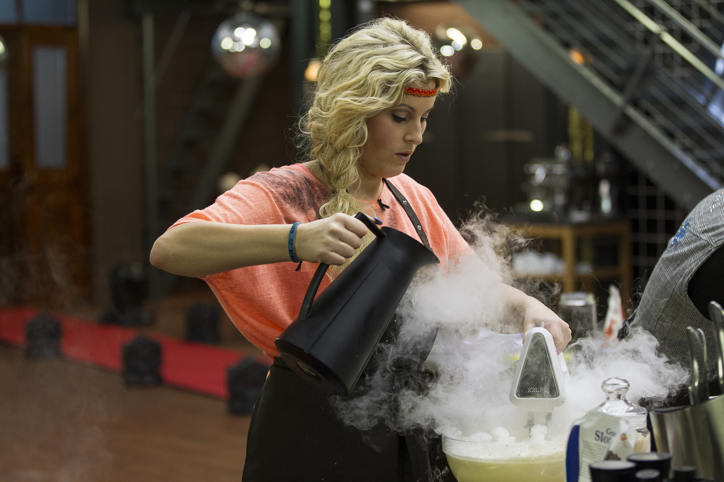 A MasterChef contestant (can't remember which country) uses liquid nitrogen for her dish.